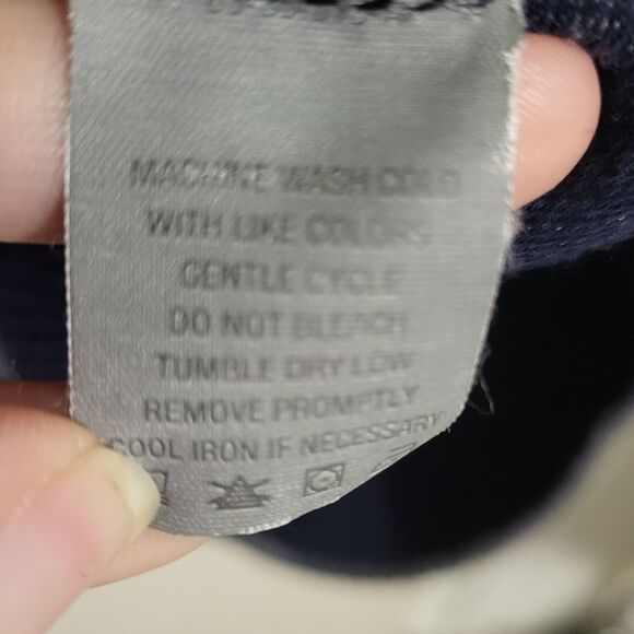 The Foundry Mens Gray Sweater Knit 100% Cotton 1/4 Zip Pullover, 2XL - Picture 6 of 6